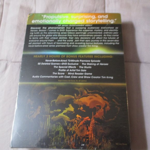 Heroes TV Series Season 1 DVD NEW with Bonus Features - Picture 2 of 2